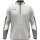 JAKO Langarmshirt Ziptop Dynamic (rec. Polyester, elastisches Material) hellgrau/weiss/grau Kinder