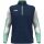 JAKO Langarmshirt Ziptop Dynamic (rec. Polyester, elastisches Material) marineblau/weiss/mintgrün Kinder