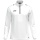 JAKO Langarmshirt Ziptop One (100% rec. Polyester, Innenseite aus Micro-Fleece) weiss Herren