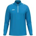 JAKO Langarmshirt Ziptop One (100% rec. Polyester, Innenseite aus Micro-Fleece) blau Kinder