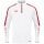 JAKO Langarmshirt Ziptop Power (rec. Polyester, hochelastisch) weiss/rot Kinder