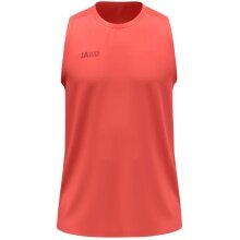 JAKO Lauf-Tanktop Light Flow (ärmellos) coralrot Herren