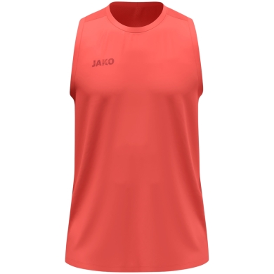 JAKO Lauf-Tanktop Light Flow (ärmellos) coralrot Herren