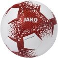 JAKO Freizeitball Lightball Performance (Größe 5-350g) weiss/weinrot - 1 Ball