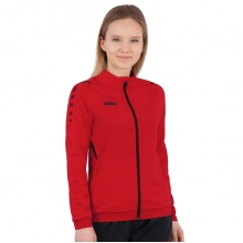 JAKO Polyesterjacke Challenge - Seitentaschen, moderner Look - rot Damen