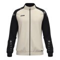 JAKO Trainingsjacke (Polyester) Sonic (100% rec. Polyester, moderner Look) beige/schwarz Kinder