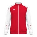 JAKO Trainingsjacke (Polyester) Sonic (100% rec. Polyester, moderner Look) rot/weiss Kinder