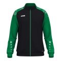 JAKO Trainingsjacke (Polyester) Sonic (100% rec. Polyester, moderner Look) schwarz/grün Kinder