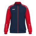 JAKO Trainingsjacke (Polyester) Sonic (100% rec. Polyester, moderner Look) marineblau/rot Kinder