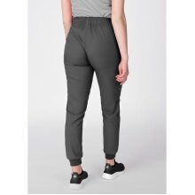 JAKO Präsentationshose Allround (Polyester, Beinabschluss mit Ripp) lang anthrazitgrau Damen