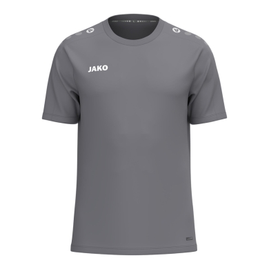 JAKO Sport-Shirt One (100%rec. Polyester, atmungsaktiv) grau Damen