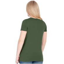 JAKO Freizeit-Shirt Organic Stretch (Bio-Baumwolle) olivegrün Damen
