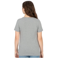 JAKO Freizeit-Shirt Organic Stretch (Bio-Baumwolle) hellgrau Damen
