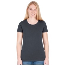 JAKO Freizeit-Shirt Organic Stretch (Bio-Baumwolle) anthrazitgrau Damen