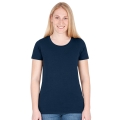 JAKO Freizeit-Shirt Organic Stretch (Bio-Baumwolle) marineblau Damen