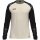 JAKO Sport-Langarmshirt Sonic Sweat (schnelltrocknend, strapazierfähig) creamweiss/schwarz Herren