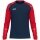 JAKO Sport-Langarmshirt Sonic Sweat (schnelltrocknend, strapazierfähig) marineblau/rot Herren