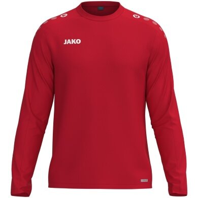JAKO Sport-Langarmshirt Sweat One (Polyester-Fleece) rot Herren