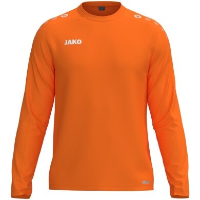 JAKO Sport-Langarmshirt Sweat One (Polyester-Fleece) orange Herren