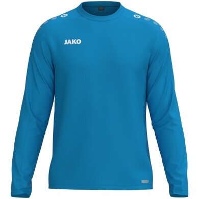 JAKO Sport-Langarmshirt Sweat One (Polyester-Fleece) blau Herren