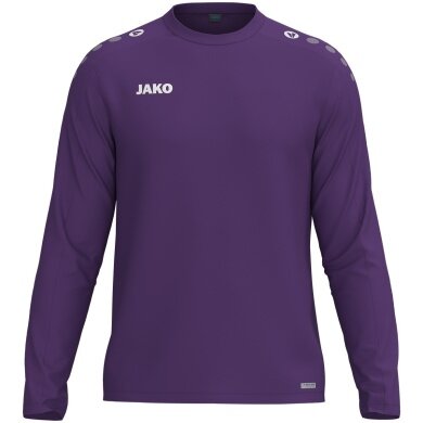 JAKO Sport-Langarmshirt Sweat One (Polyester-Fleece) violett Herren