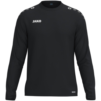 JAKO Sport-Langarmshirt Sweat One (Polyester-Fleece) schwarz Herren