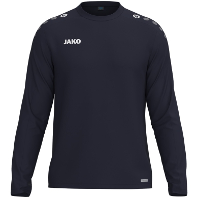 JAKO Sport-Langarmshirt Sweat One (Polyester-Fleece) marineblau Herren