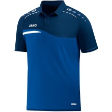 JAKO Sport-Polo Competition 2.0 (100% Polyester) royalblau/marineblau Kinder