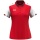 JAKO Sport-Polo Dynamic (100% rec. Polyester) rot/weiss/dunkelrot Damen