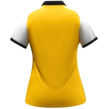 JAKO Sport-Polo Dynamic (100% rec. Polyester) gelb/weiss/schwarz Damen