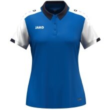 JAKO Sport-Polo Dynamic (100% rec. Polyester) royalblau/weiss/marineblau Damen