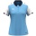 JAKO Sport-Polo Dynamic (100% rec. Polyester) himmelblau/weiss/marineblau Damen