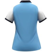 JAKO Sport-Polo Dynamic (100% rec. Polyester) himmelblau/weiss/marineblau Damen