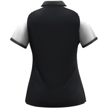 JAKO Sport-Polo Dynamic (100% rec. Polyester) schwarz/weiss/anthrazitgrau Damen