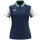 JAKO Sport-Polo Dynamic (100% rec. Polyester) marineblau/weiss/mintgrün Damen