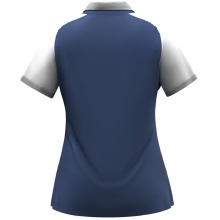 JAKO Sport-Polo Dynamic (100% rec. Polyester) nachtblau/weiss/hellgrau Damen