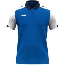 JAKO Sport-Polo Dynamic (Polyester-Mini-Piquet) royalblau/weiss/marineblau Kinder