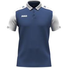 JAKO Sport-Polo Dynamic (Polyester-Mini-Piquet) nachtblau/weiss/hellgrau Kinder