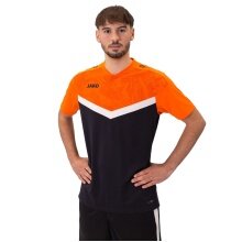 JAKO Sport-Polo Iconic (Polyester-Micro-Mesh) schwarz/neonorange Herren