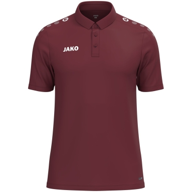 JAKO Sport-Polo One (Polyester-Mini-Piquet) bordeauxrot Kinder