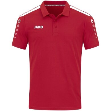 JAKO Sport-Polo Power (Mischgewebe, strapazierfähig) rot Herren