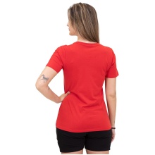 JAKO Sport-Shirt Power (strapazierfähig, angenehmes Tragegefühl) rot Damen