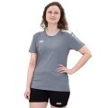 JAKO Sport-Shirt Power (strapazierfähig, angenehmes Tragegefühl) dunkelgrau Damen