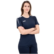 JAKO Sport-Shirt Power (strapazierfähig, angenehmes Tragegefühl) marineblau Damen