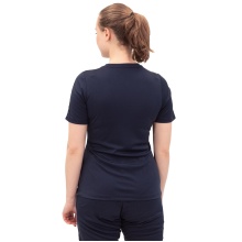 JAKO Sport-Shirt Trikot Power (Polyester-Interlock, strapazierfähig) marineblau/skyblau Damen