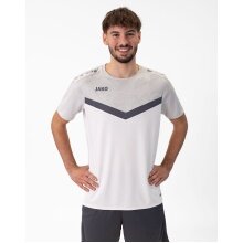 JAKO Sport-Tshirt Iconic (Polyester-Micro-Mesh) weiss/grau Herren