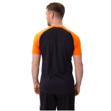 JAKO Sport-Tshirt Iconic (Polyester-Micro-Mesh) schwarz/neonorange Herren