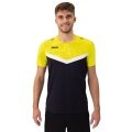 JAKO Sport-Tshirt Iconic (Polyester-Micro-Mesh) schwarz/gelb Herren