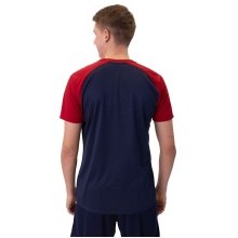 JAKO Sport-Tshirt Iconic (Polyester-Micro-Mesh) marineblau/rot Herren