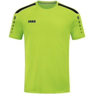 JAKO Sport-Tshirt Trikot Power (Polyester-Interlock, strapazierfähig) neongrün Kinder